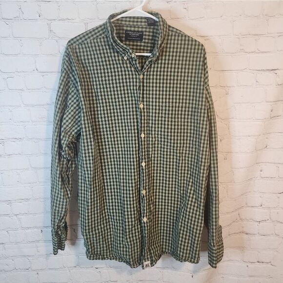Men's American Eagle Longsleeve Button-Down Shirt, Size XL - Picture 1 of 4